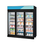 Замораживатель холодильника дисплея напитка стеклянной двери чистосердечный для супермаркета