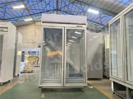замораживатель стеклянной витрины дисплея двери 1000L чистосердечный с системой вентиляторной системы охлаждения