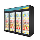 Замораживатель вертикальной витрины замороженных продуктов CE чистосердечный для супермаркета