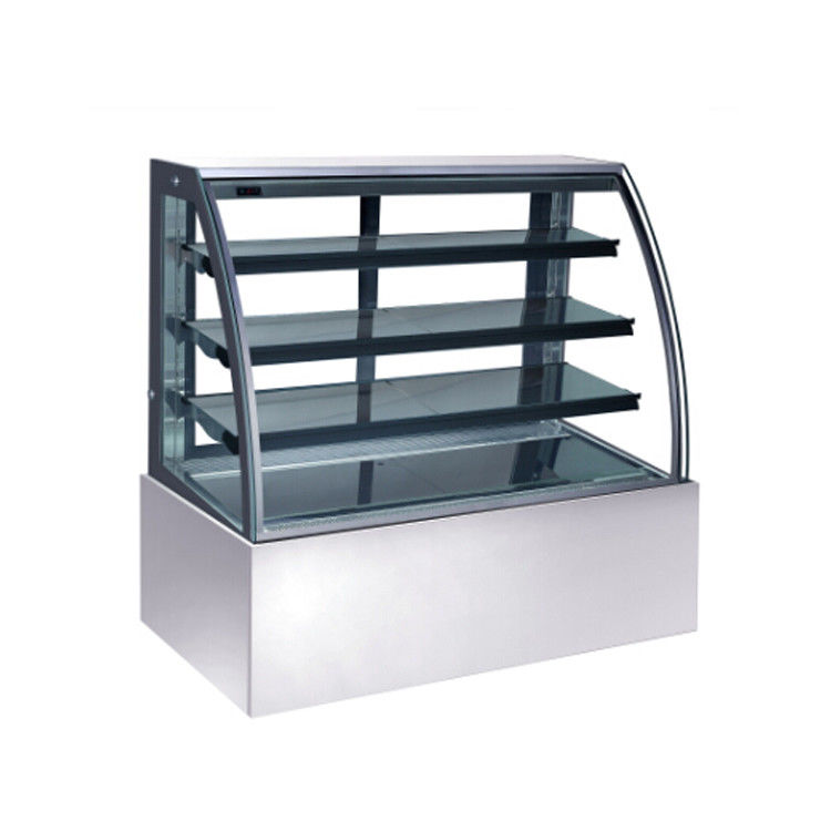 4 слоя шкафа дисплея торта печенья вентиляторной системы охлаждения витрины пекарни стеклянного