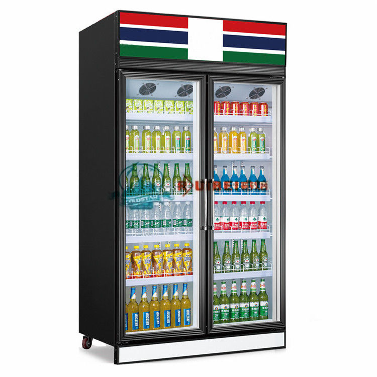 Холодильник пива холодильника дисплея крутого напитка дверей рекламы 3 чистосердечный
