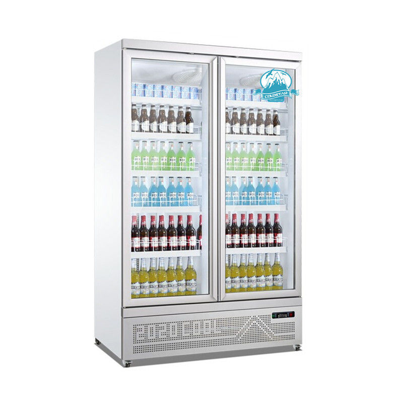 Витрина холодильника стеклянного охладителя дисплея напитка двери чистосердечная для супермаркета
