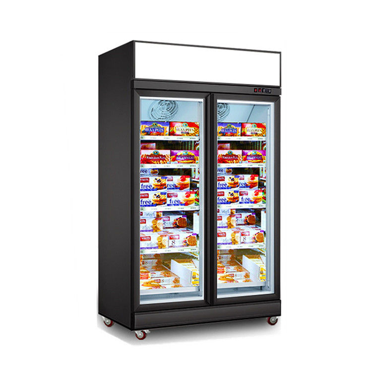 замораживатель холодильника дисплея коммерчески стеклянного замораживателя двери 1000L вертикальный