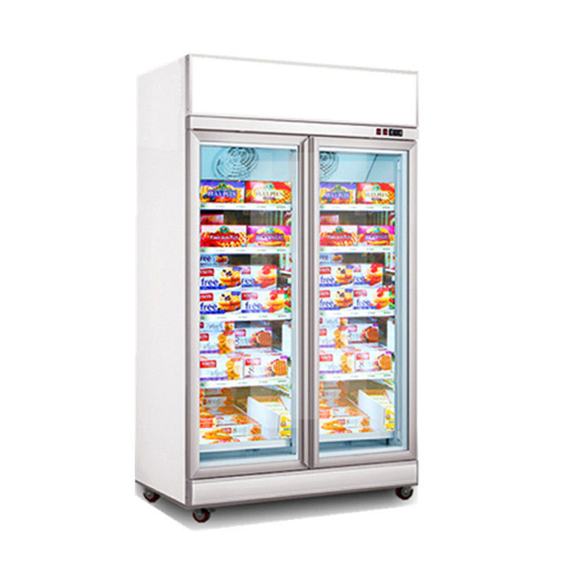 Холодильник мороженого витринного шкафа двери чистосердечного замораживателя супермаркета NSF стеклянный