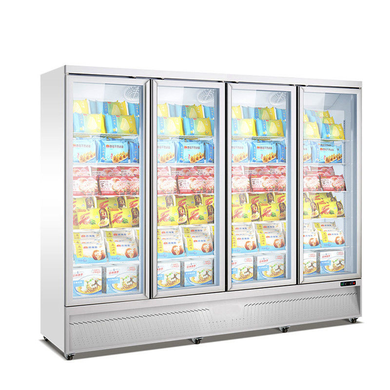 Замораживатель и холодильник дисплея стеклянной двери супермаркета чистосердечные с CE