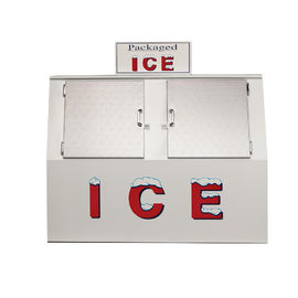 ку 60. ФТ замораживатель куба льда двери товара льда наклоненный двойником